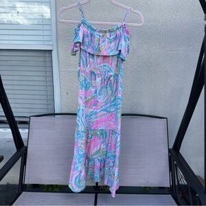 Lilly Pulitzer Girls Off The Shoulder Dress